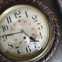 Стар Стенен Немски Корабен Часовник  Junghans, снимка 6 - Антикварни и старинни предмети - 37113280