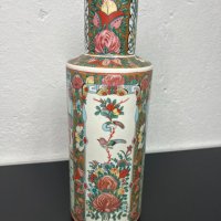 Китайска порцеланова ваза №5034, снимка 2 - Антикварни и старинни предмети - 44100508