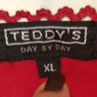 Червено бюстие "Teddy's" day by day / голям размер , снимка 5 - Потници - 26279790