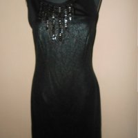 Елегантна черна рокля MAX&Co, снимка 2 - Рокли - 27420513