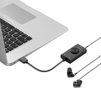 Orico външна звукова карта USB Sound card - 2 headphones, mic, volume - SC2-BK, снимка 6 - Други - 43440868
