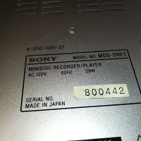 sony mds-dre1 minidisc recorder/player-made in japan 120v, снимка 17 - Ресийвъри, усилватели, смесителни пултове - 28293272