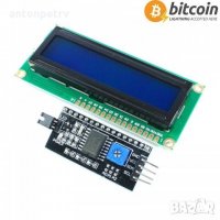 Дисплей LCD 1602 16x2 2004 20x4 I2C Display Module HD44780 Ардуино Arduino, снимка 1 - Друга електроника - 30950248