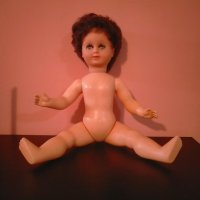 Колекционерска кукла GeGe France Vintage ретро 37 см, снимка 15 - Колекции - 44116488