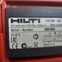 Hilti HDE 500-A22 БЕЗКАБЕЛЕН ДОЗИРАЩ УРЕД, снимка 6 - Други инструменти - 33042342