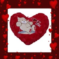 Подаръчна Свети Валентин музикална плюшена възглавничка Сърце , снимка 3 - Плюшени играчки - 43846872