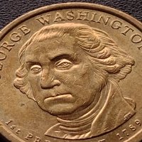Възпоменателна монета GEORGE WASHINGTON 1 президент на САЩ (1789-1797) за КОЛЕКЦИЯ 38033, снимка 6 - Нумизматика и бонистика - 40764199