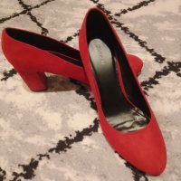 червени обувки, снимка 3 - Дамски елегантни обувки - 43553497