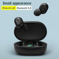 Е6S TWS безжични слушалки MiPods, Bluetooth 5.0, BLACK, Mini Charging Case, HI-Fi, снимка 4 - Слушалки, hands-free - 42930215