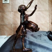 бронзова статуетка-дервиш, снимка 1 - Антикварни и старинни предмети - 26542501