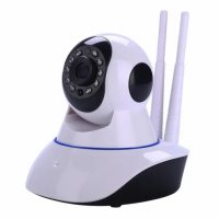 Безжична въртяща се IP камера с две антени SMART CAMERA, снимка 1 - IP камери - 39301234