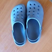 Кроксове, джапанки сини с бяло №39 стелка 25см, снимка 16 - Детски обувки - 34687838