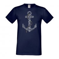 Мъжка тениска Anchor,котва Изненада,Подарък,Празник , снимка 10 - Тениски - 36812578