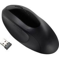 Kensington Pro Fit Ergo мишка, черен, 5 бутона, снимка 2 - Клавиатури и мишки - 43581771