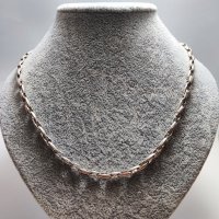 Сребърен плътен синджир , снимка 3 - Колиета, медальони, синджири - 43887710