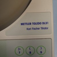Титратор METTLER TOLEDO DL31 Karl Fischer Titrator, снимка 6 - Лаборатория - 33380367