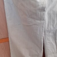 Мъжки панталони тип дънки, бежови,  релефни, снимка 4 - Дънки - 43477632
