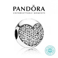 Талисман сребро 925 Pandora  Love of My Life Clip. Колекция Amélie, снимка 1 - Гривни - 36964867