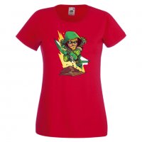 Дамска тениска DC Green Arrow Star Wars Игра,Изненада,Подарък,Геймър,, снимка 4 - Тениски - 36787153