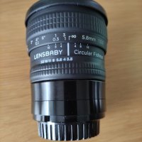 Lensbaby 5.8mm f/3.5 Circular Fisheye for Sony E, снимка 3 - Обективи и филтри - 40335592