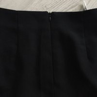 Черна къса пола, снимка 3 - Поли - 32906940