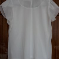 Тънка бяла блузка, снимка 9 - Тениски - 37692155