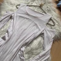 Блуза с голи рамена, снимка 2 - Блузи с дълъг ръкав и пуловери - 32852396