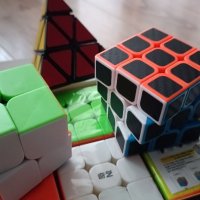 Кубче на Рубик рубикуб 3/3  пирамида и 2/2, снимка 6 - Образователни игри - 38343888