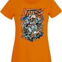 Дамска Тениска Vans off the wall,Изненада,Повод,Подарък,Празник, снимка 3 - Тениски - 37638868
