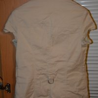 Бежова риза, тип сако, снимка 2 - Ризи - 26681725