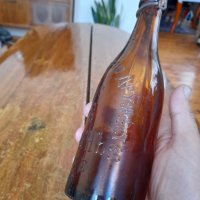 Стара бирена бутилка Пивоварно Дружество Шумен Русе 1937, снимка 4 - Други ценни предмети - 37760489