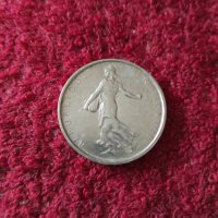 5 франка 1966 сребро , снимка 2 - Нумизматика и бонистика - 40847109