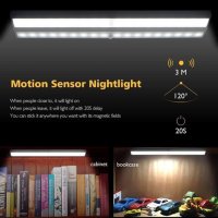 ⭐ LED лампа за гардероб със сензор и USB зареждане, снимка 7 - Други - 43240053