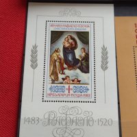 Два пощенски блок марки Рафаело Сикстинската Мадона / 115г. От рождението на В.Й.Ленин чисти 37333, снимка 5 - Филателия - 40396179
