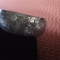 Стара руска сребърна гривна поръчкова  ръчна изработка, снимка 3 - Гривни - 26452546