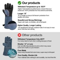 Ръкавици заваръчни професионални, снимка 5 - Други инструменти - 43003507
