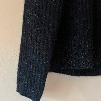 JACQUELINE de YONG Черен пуловер М размер , снимка 2 - Блузи с дълъг ръкав и пуловери - 43714728