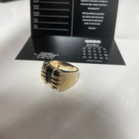 Златен мъжки пръстен 14 карата , снимка 6 - Пръстени - 43298480