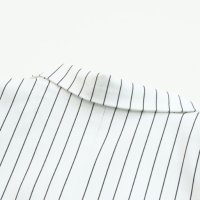 Дамско раирано сако с ревер в бял цвят, снимка 5 - Сака - 42977405