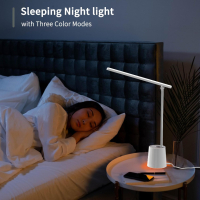 Настолна лампа LONGTOO, 9W димируема LED, 3 режима, 5 цветови температури, снимка 5 - Настолни лампи - 44894948