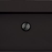 Черна Гранитна Мивка за Баня, Монтаж върху плот стояща Correo 600x400 мм, снимка 6 - Мивки - 43552295