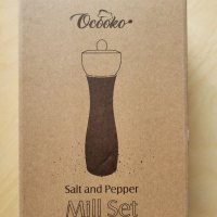 Комплект дървени мелнички за сол и пипер. , снимка 6 - Аксесоари за кухня - 40581327