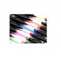 Комплект маркери за рисуване в калъф, двустранни, 60бр. , снимка 1 - Рисуване и оцветяване - 39322331