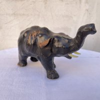 Колекционерски кожен слон №1106, снимка 1 - Антикварни и старинни предмети - 34706786