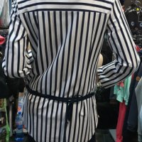 Нова дамска моряшка риза тип туника на тъмносиньо и бяло райе, снимка 10 - Ризи - 28296062