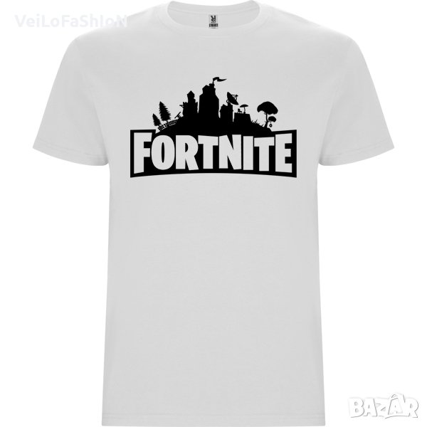 Нова детска тениска Fortnite в бял цвят , снимка 1