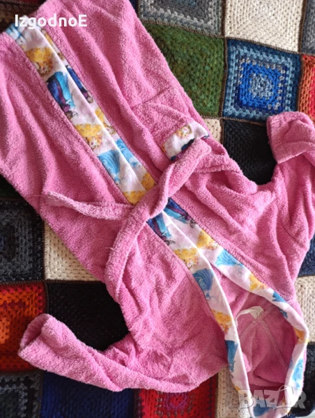 6-8г Български памучен халат Елза и Ана Frozen , снимка 1