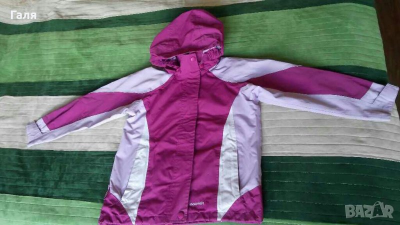 Водоустойчиво яке за момиче "Mountain life",7-8год, снимка 1