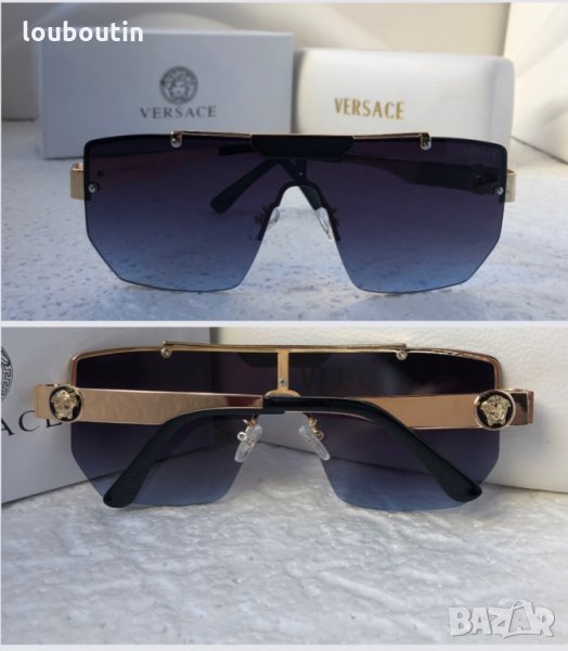 Versace 2022 маска мъжки слънчеви очила унисекс дамски слънчеви очила, снимка 1