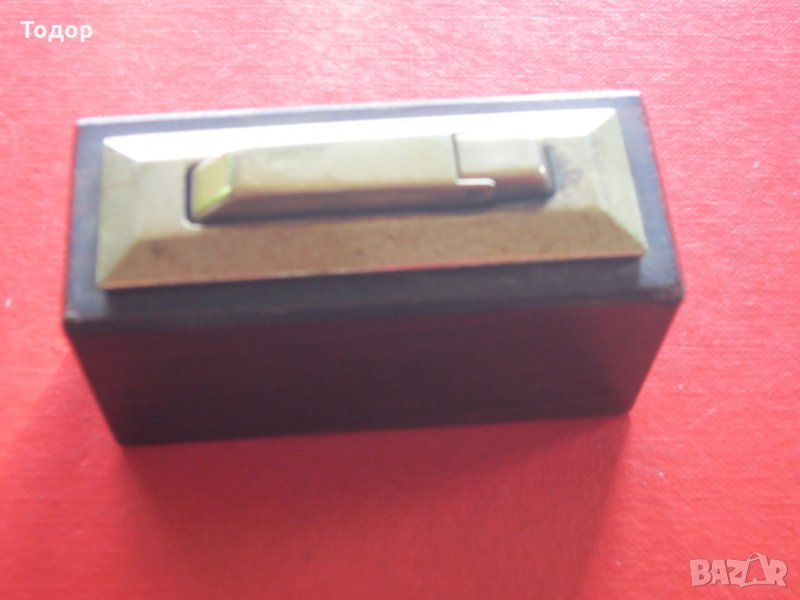 Страхотна немска колекционерска запалка Ибело Бронз и Дърво, снимка 1